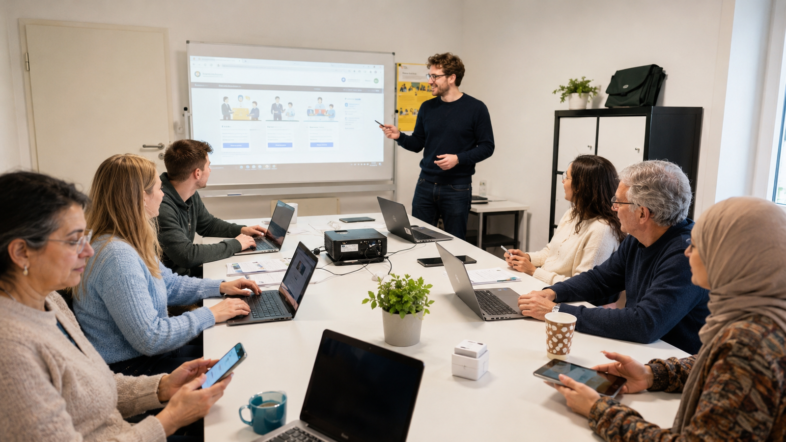 Januam digital skills day event for women in Darmstadt