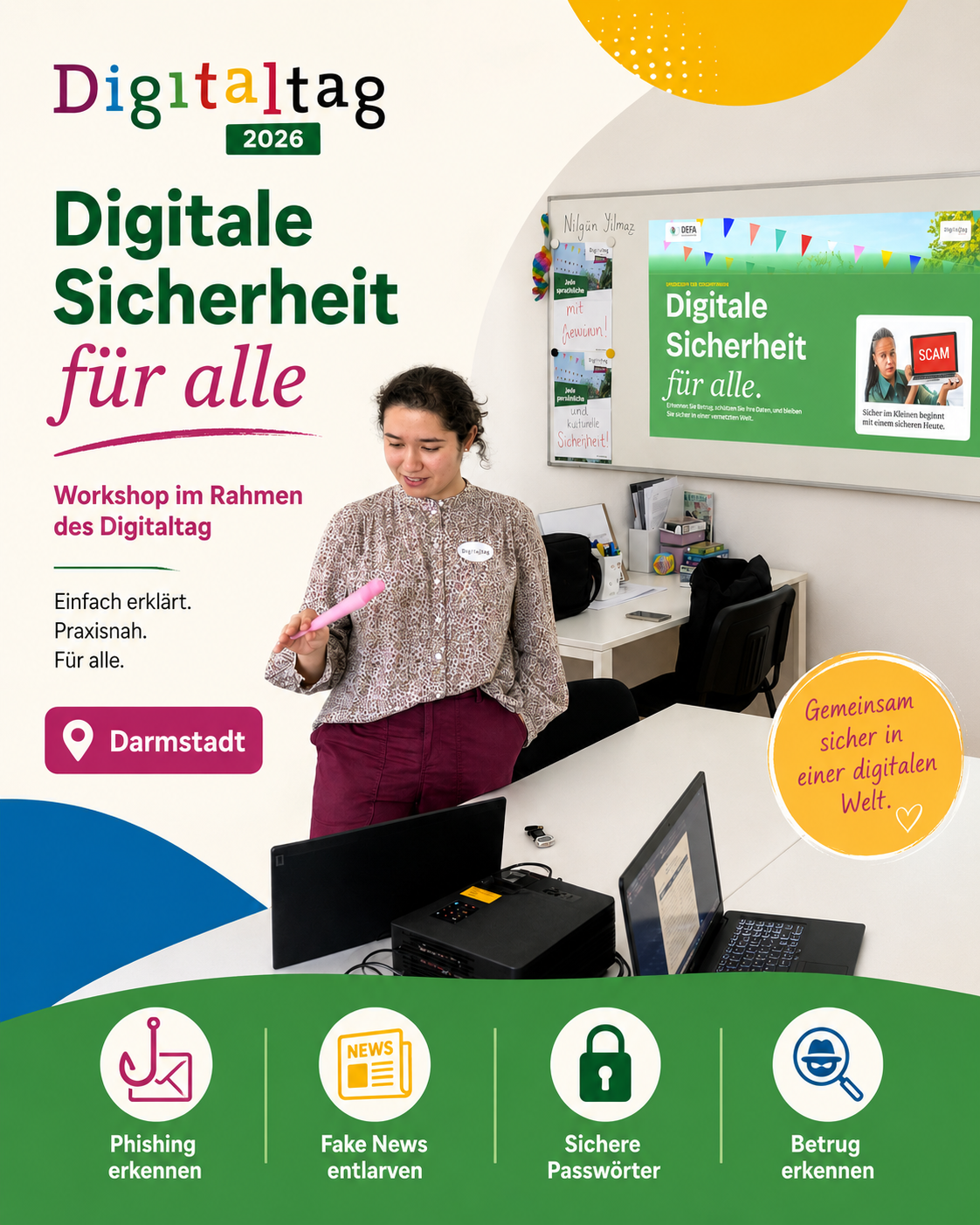 Digitale Sicherheit Workshop Grafik